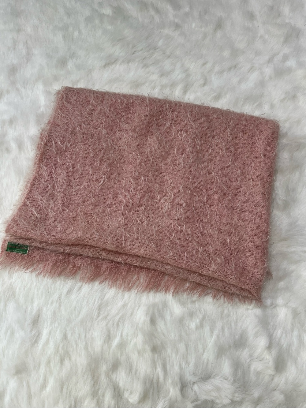 100% Vintage Scottish Rug Made For Eatons Canada throw /Travel Blanket
